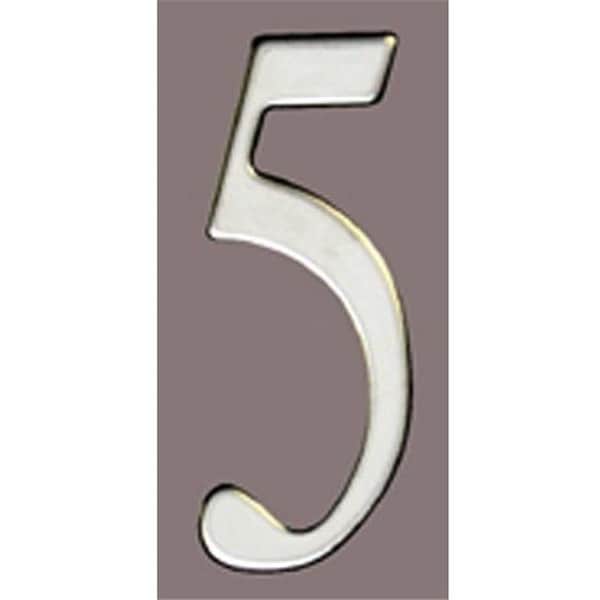 Mailbox Accessories Mailbox Accessories SS2-Number 5 Stnls Steel Address Numbers Size - 2 Number - 5-Stainless Steel SS2-Number 5 - main